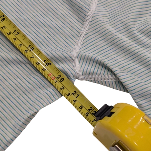 Lululemon Peloton Green Stripe Athletic Shirt Size Large - Picture 6 of 6